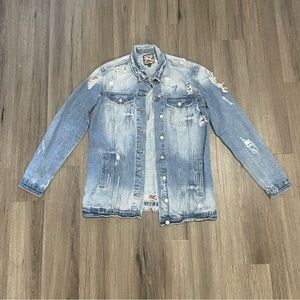 Distressed Denim Jacket